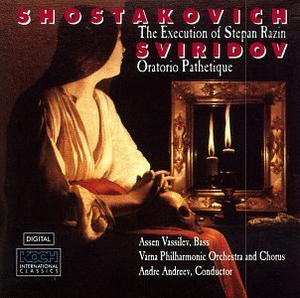 The Execution of Stepan Razin; Oratorio Pathetique album cover