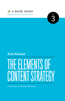 The Elements of Content Strategy book cover