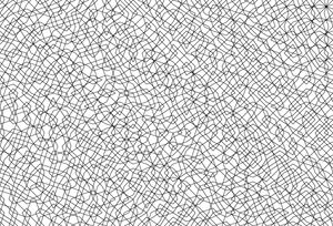 A dense and chaotic tangle of diagonal lines