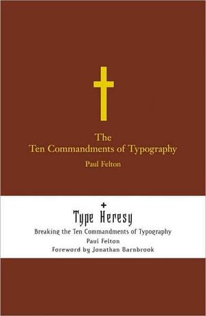 The Ten Commandments of Typography book cover